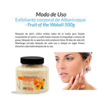 Exfoliante corporal de Albaricoque - Fruit of the Wokali 500g