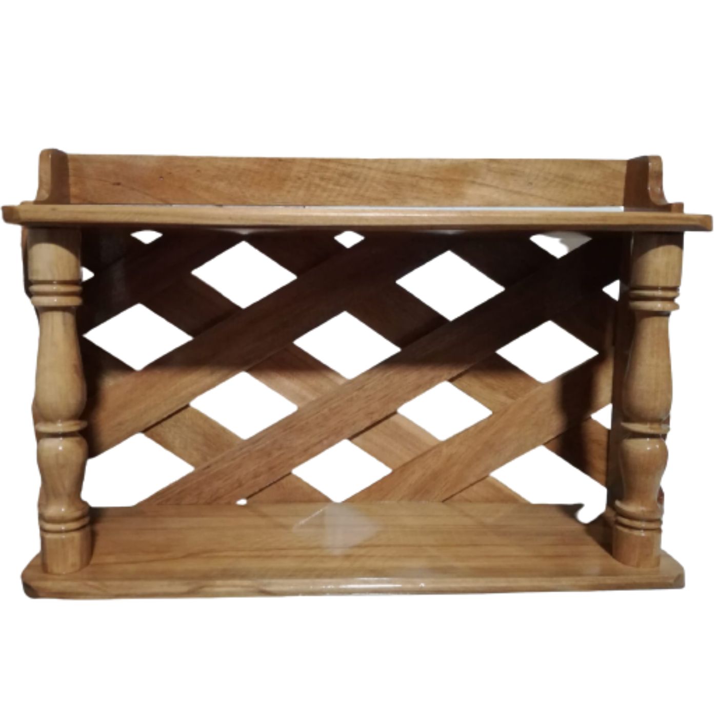 Repisa multiusos Nordic Pine de madera 2 niveles natural