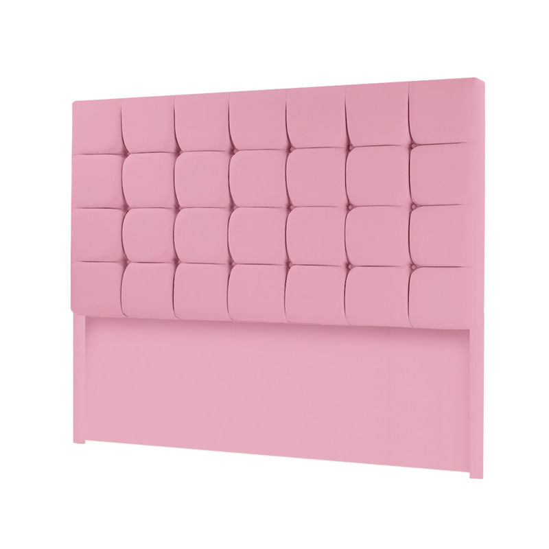 CABECERA CUBES MAVISAC PLAZA Y MEDIA COLOR ROSADO - TELA