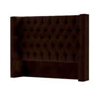CABECERA KNIGHTSBRIDGE MAVISAC PLAZA QUEEN COLOR CHOCOLATE - TELA