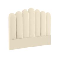 CABECERA TOV MAVISAC PLAZA KING COLOR MARFIL - TELA