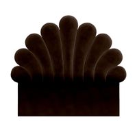 CABECERA EMILY MAVISAC PLAZA QUEEN COLOR CHOCOLATE - TELA