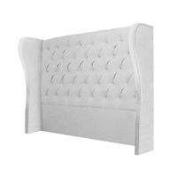 CABECERA SAFIRO MAVISAC PLAZA QUEEN COLOR BLANCO - ULTRA CUERO