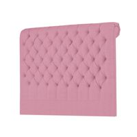 CABECERA LINEN MAVISAC PLAZA Y MEDIA COLOR ROSADO - TELA