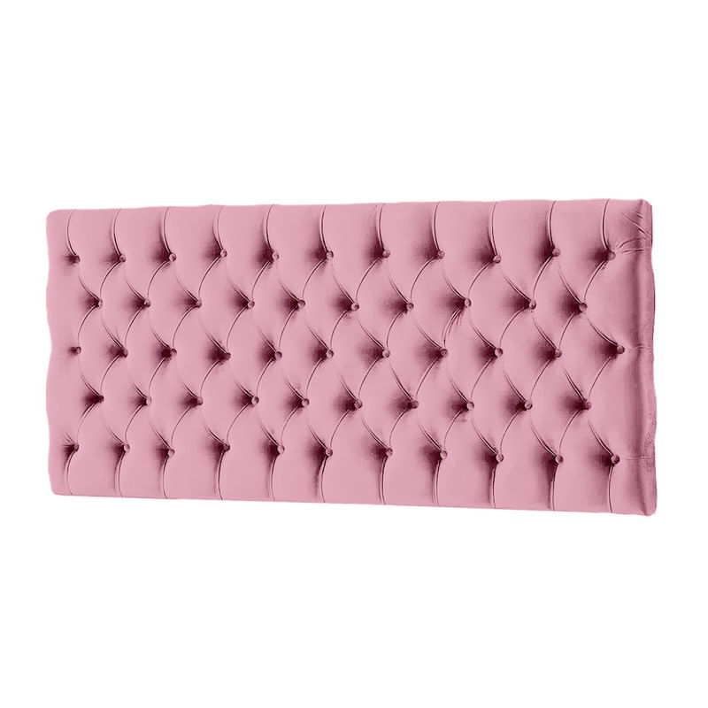 CABECERA MAJESTIC MAVISAC PLAZA QUEEN COLOR ROSADO - TELA