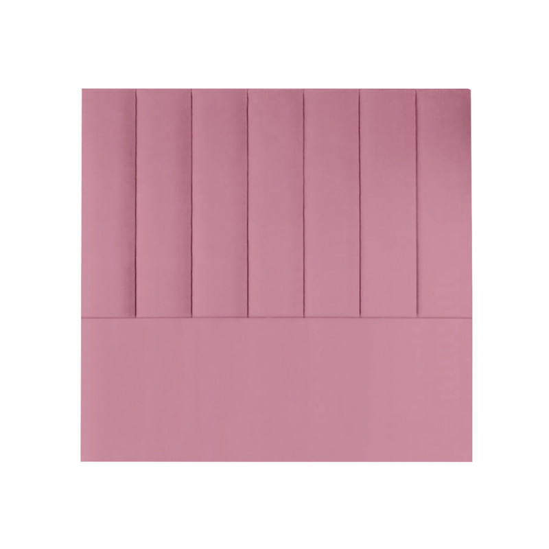 CABECERA TOSCO MAVISAC PLAZA KING COLOR ROSADO - TELA
