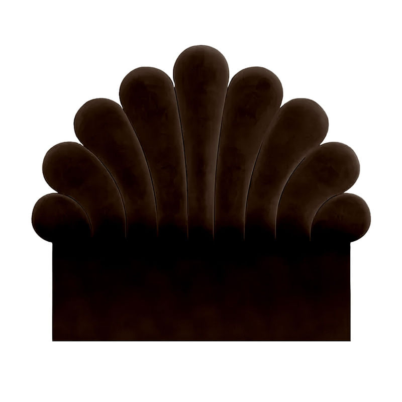 CABECERA EMILY MAVISAC PLAZA KING COLOR CHOCOLATE - TELA