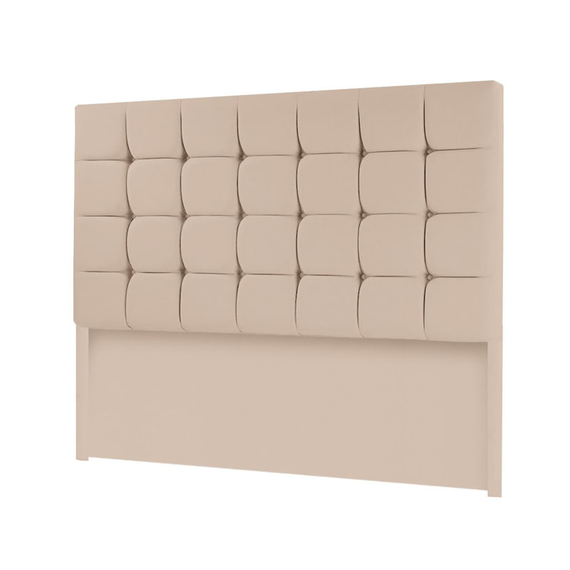 CABECERA CUBES MAVISAC PLAZA KING COLOR BEIGE - TELA