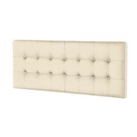 CABECERA VANILLA MAVISAC PLAZA KING COLOR MARFIL - TELA