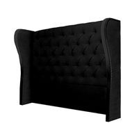 CABECERA SAFIRO MAVISAC PLAZA Y MEDIA COLOR NEGRO - TELA