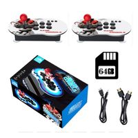 Consola retro de videojuegos, doble Joystick, 10000 + juegos clásicos