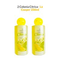 2 Colonias  Cítrica La Cooper x 250ml