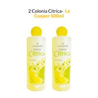 2 Colonia Cítrica La Cooper x 500ml