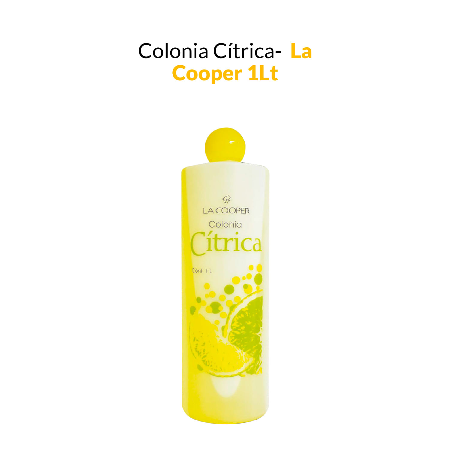 Colonia Cítrica La Cooper x 1Lt