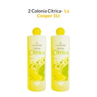 2 Colonia Cítrica La Cooper x 1Lt