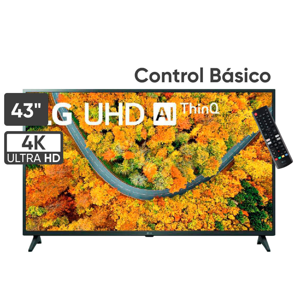 Ripley - TELEVISOR LG UHD 43 SMART TV CON THINQ AI 43UP7500PSF