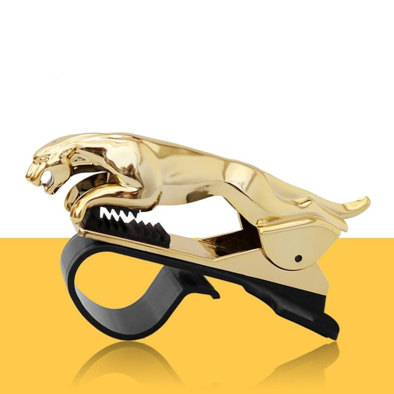 Soporte de Celular para Auto de Jaguar - Dorado