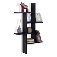 Repisa Decorativa Flotante Danya Negro - Muebles Bonno