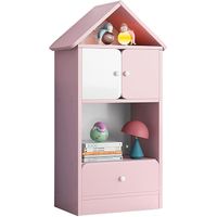Mueble Librero Infantil  Layan Rosado - Muebles Bonno