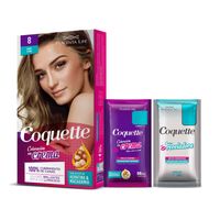 Coquette Tinte 8 Rubio Claro Pack 1 aplicacion