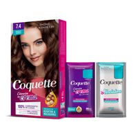 Coquette Tinte 7.4 Chocolate Caramelo Pack 1 aplicacion