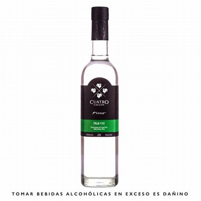 pisco 4 gallos italia 700ml (OFERTA)