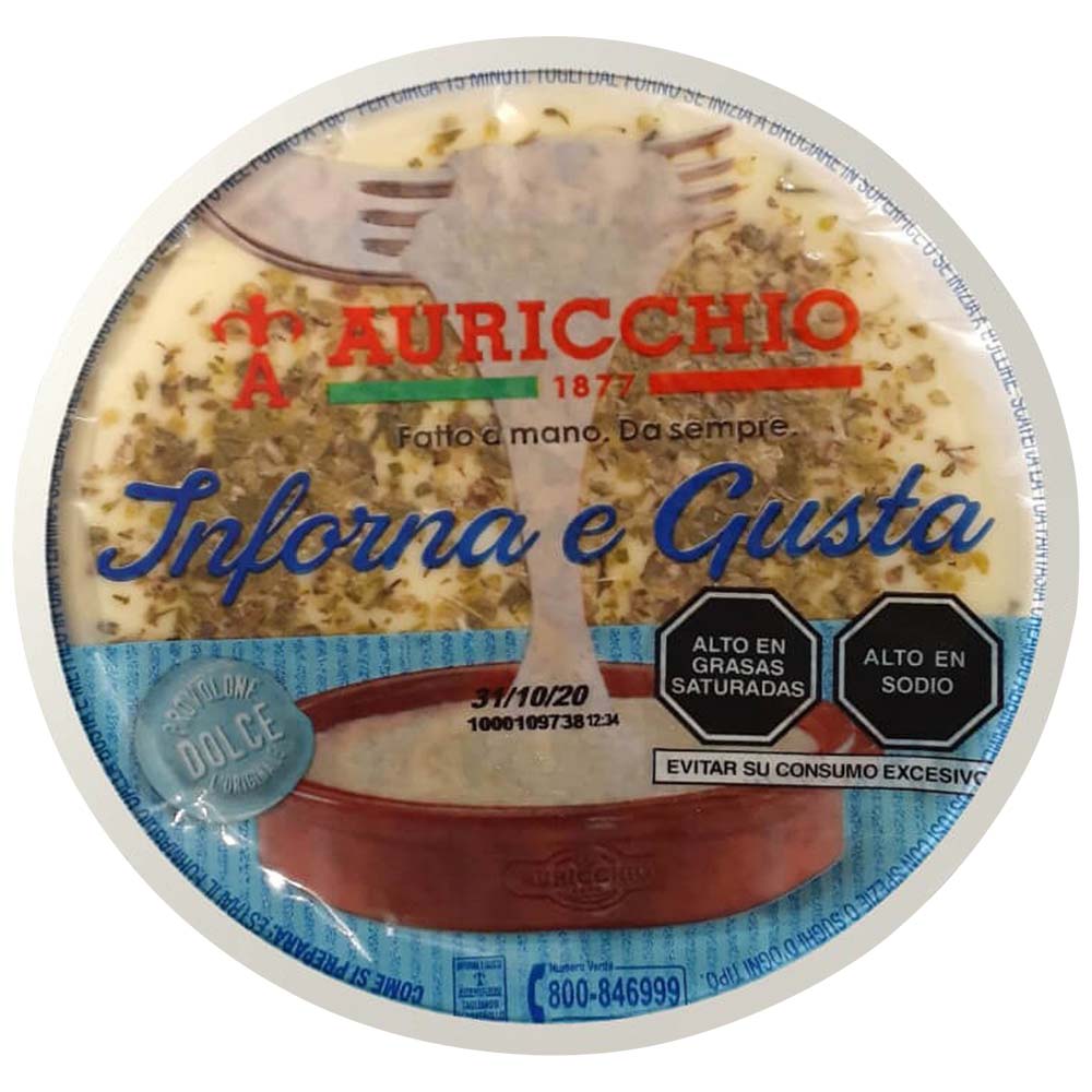 Queso Provolone con Pimienta AURICCHIO Caja 150g