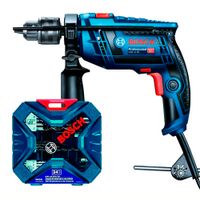 Taladro Percutor Bosch GSB 13 RE MP + Set 34 Piezas