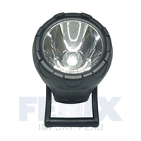 Linterna Recargable Potente 10w 200 Mts Opalux Hb-4011t Negro