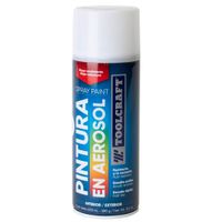 Pintura en Spray Colores Básicos Blanco Mate 400 ml Toolcraft TC1650