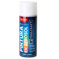 Pintura en Spray Colores Básicos Blanco Brillante 400 ml Toolcraft TC1642