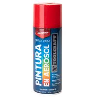 Pintura en Spray Colores Básicos Rojo Brillante 400 ml Toolcraft TC1644