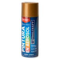 Pintura en Spray Colores Metálicos Oro Brillante 400 ml Toolcraft TC1648