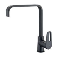 Mezcladora de lavadero monocomando Tempra Negro Mate