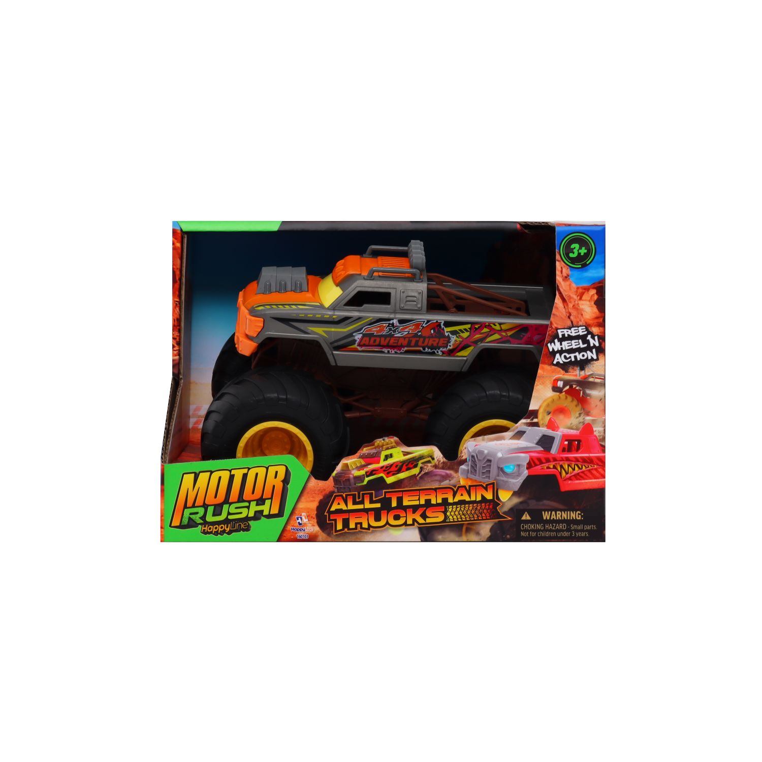 Camioneta Motor Rush Todo Terreno Naranja