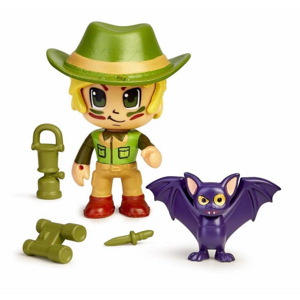 Muñeco Pinypon Action Explorador Con Murcielago