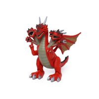 Dinosaurio Dragon Dinomat 7 Cabezas Rojo