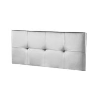 CABECERA POLIPIEL CRETA MAVISAC PLAZA KING COLOR BLANCO - ULTRA CUERO