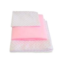 Juego De Sábanas Para Cuna De 3 Piezas Sweetie Rosado