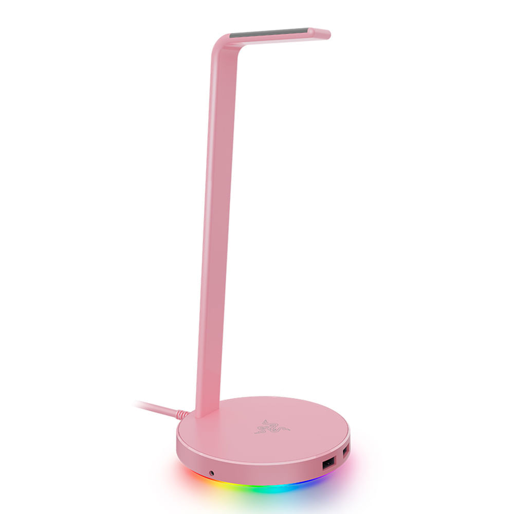 Soporte Razer para audífonos V2 Chroma USB 3.1 Hub, quartz