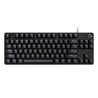 Teclado gamer Logitech G413 TKL SE mecánico, alámbrico, negro