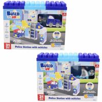 Bloques de Construcción BUILD ME UP MAXI Estación de Policía 31pcs (Modelos Aleatorios)