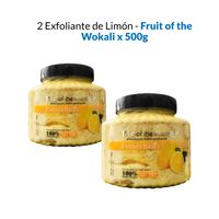 2 Exfoliante de Limón - Fruit of the Wokali 500gr