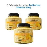 3 Exfoliante de Limón - Fruit of the Wokali 500gr