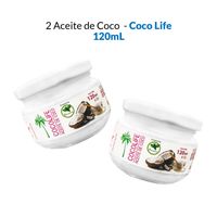 2 Coco Life - Aceite de Coco x 120 ml