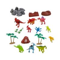 Set De 22 Piezas Mundo De Dinosaurios Animal Life Bucket