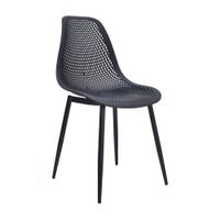 Silla De Diseño Lotti Ii Negro Bonno
