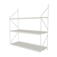 Estanteria de pared Angolo 3 repisas Blanco Ducasse
