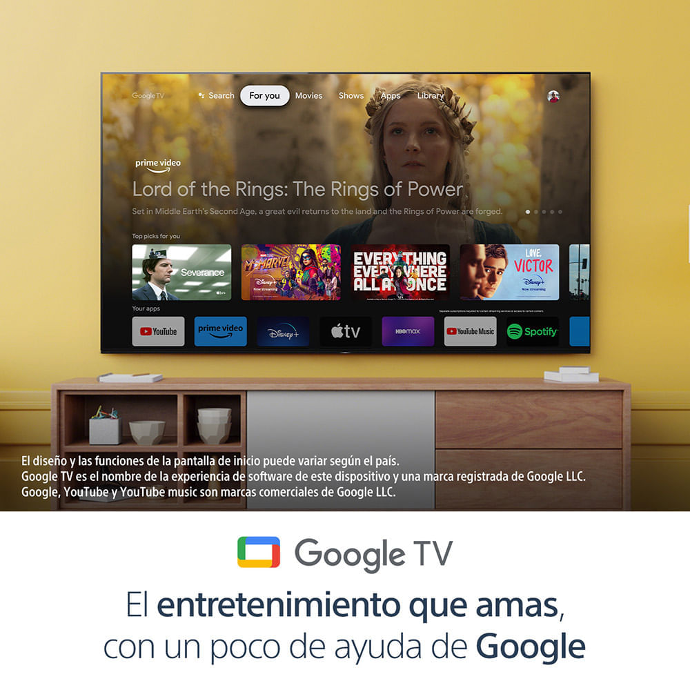 TV 50 X77L | 4K Ultra HD | Alto rango dinámico (HDR) | Smart TV (Google TV)