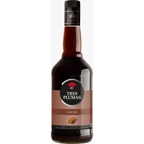 Licor TRES PLUMAS Cacao Botella 700ml